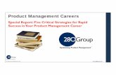 Product Management Careers: 5 Strategies for Rapid Success