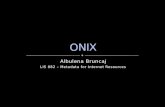ONIX--An Introduction
