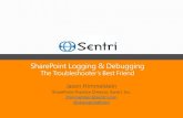 Sentri deck share point logging and debugging