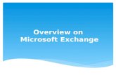 Overview of Microsoft Exchange Server