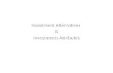 Investment Securities. alternatives & attributes