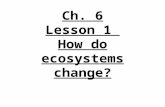 5th Grade Ch. 6 Lesson 1 How do Ecosystems Change