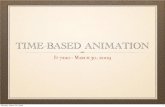 Time-based Animation Games