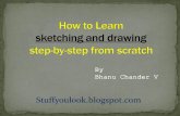How to learn sketching and drawing step-by-step for beginners