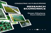 Research Economics: Green Ethylene from Ethanol