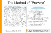 The Method of Proverb