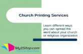 Church Printing Services