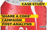 Case study: Share a Coke Campaign Post-analysis