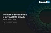 The Role of Social Media in driving SMB Growth