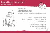 Rapid User Research - a talk from Agile 2013 by Aviva Rosenstein