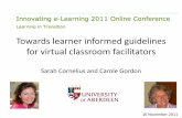 Towards learner informed guidelines for virtual classroom facilitators