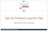 Product launch copy