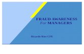 Fraud Awareness For Managers
