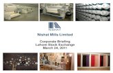 Nishat mills limited presenation 24 03-2011