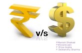 Dollar vs rupee PPT