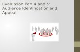Evaluation Part 4 and 5: Audience Identification and Appeal