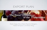 Georgian wine export plan
