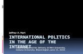International politics in the age of the internet