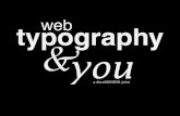 Web Typography & You