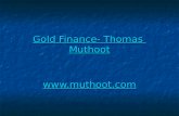 Gold finance  thomas muthoot