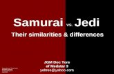 Samurai versus Jedi