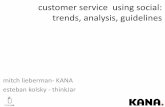 Customer service  using social - CRM Evolution 2012