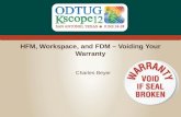 HFM, Workspace, and FDM – Voiding your warranty