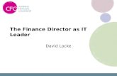 4E - FD as an IT Leader - David Locke