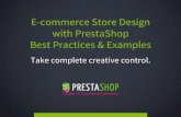 E-commerce Store Design with PrestaShop Best Practices & Examples