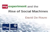 myExperiment and the Rise of Social Machines