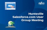 Huntsville Salesforce User Group Presentation