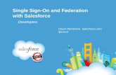 Single Sign-On and Federation with Salesforce