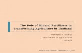 The Fertilizer sector in Thailand- Wannarut Chutibut