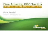 Amazing PPC Tactics - Danuloff - SMX London - ClickEquations