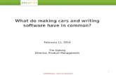 What do making cars and writing software have in common?