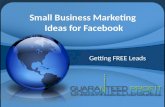 Marketing Ideas For Facebook  - Getting FREE Leads