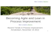 Becoming Agile and Lean in Process Improvement - UNICOM - Ben Linders