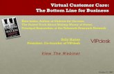 Virtual Customer Care: The Bottom Line for Business 102709