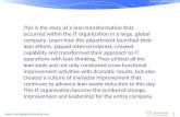 A story of lean IT transformation by Jean Cunningham - European Lean IT Summit 2012