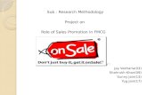 role of sales promotion in FMCG Sector (Bathing Soaps)
