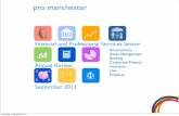 The pro.manchester Financial And Professional Services Sector Review September 2013