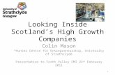 Looking Inside Scotland’s High Growth Companies