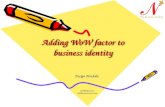 Adding wo w factor to business identity