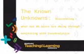 The Known Unknowns: Discovering what our users are doing through EesyAnalytics