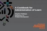 Cookbook for Administrating Blackboard Learn