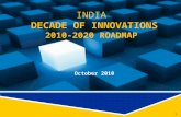 India - Decade Of Innovations Roadmap