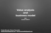 Value analysis and business model (vers. 2014)