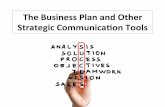 Business Plan and other Communication Tools - Entrepreneurship 101 (2013/2014)