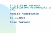 T-110.455 Network Application Frameworks and XML Middleware and ...