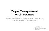Zope component architechture